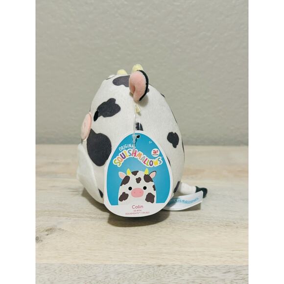 Brand New Squishmallow 5” Colin The Spotted Cow Plush Walgreens Exclusive - Picture 3 of 8
